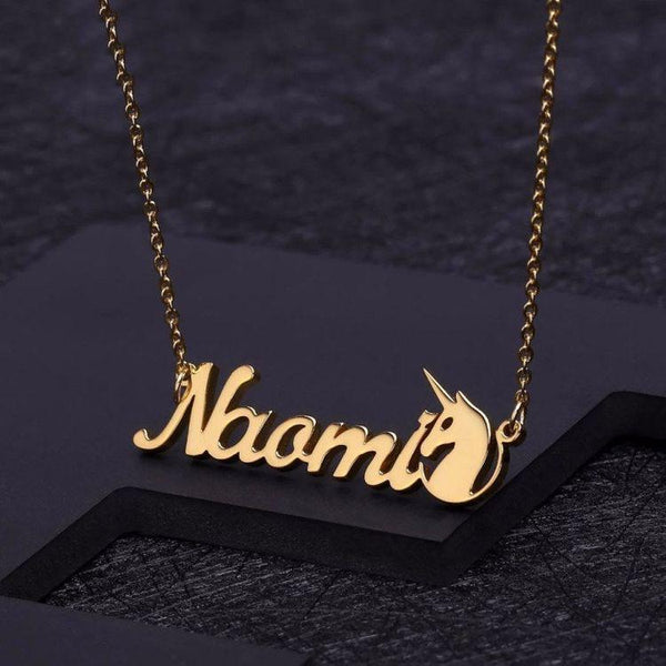 Customized Unicorn Name Necklace