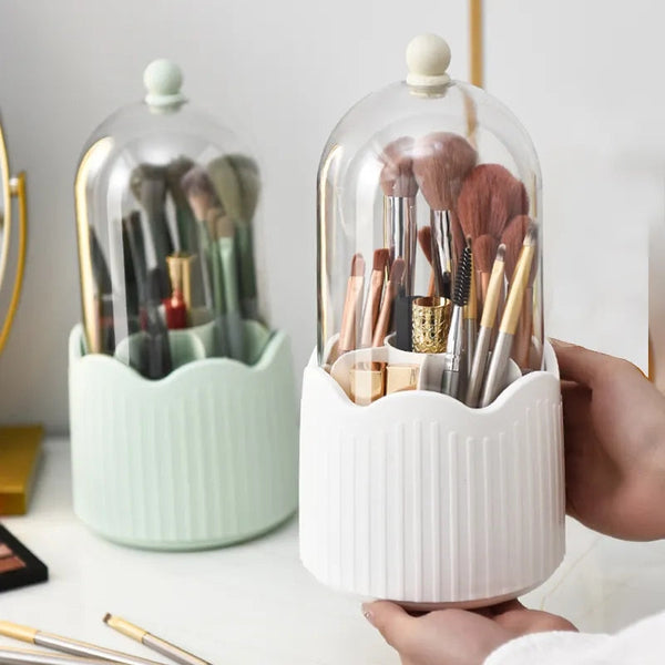 ROTATING MAKEUP BRUSH HOLDER