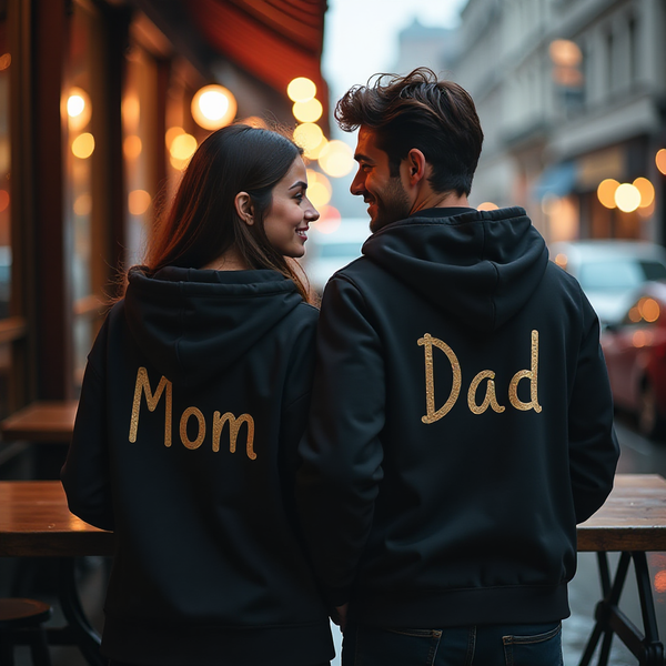 Premium Quality Couple Mom Dad Hoodies