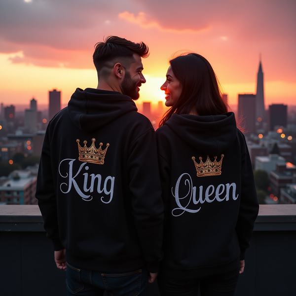 Premium Quality Couple King & Queen Hoodies