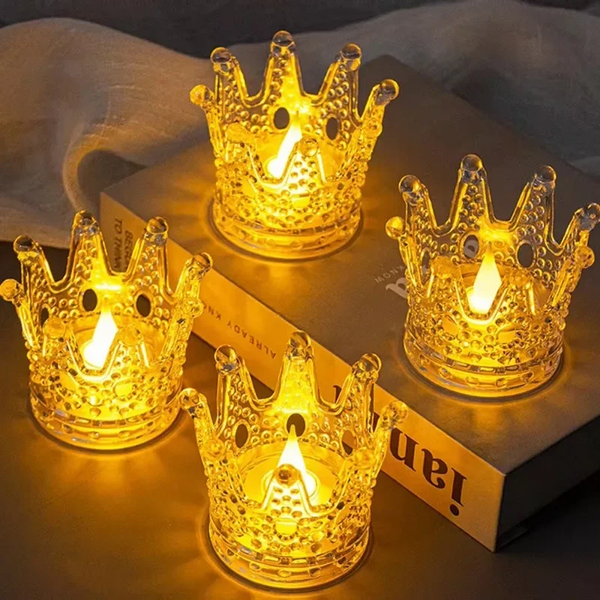 1 PIECE LED CROWN NIGHT LIGHT FOR FESTIVALS AND WEDDINGS DECORATIONS