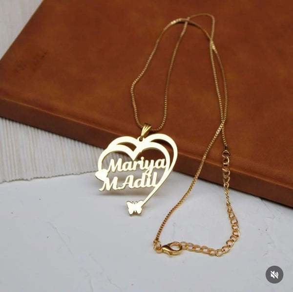 Customized Heart Necklace