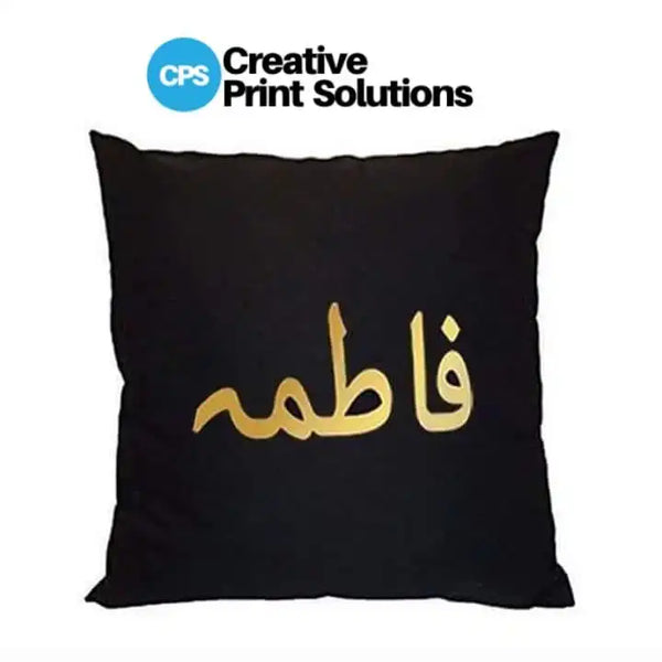 Customized Foil Name Printed Cushion