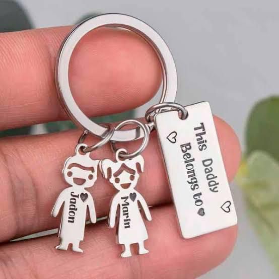 Daddy kids keychain