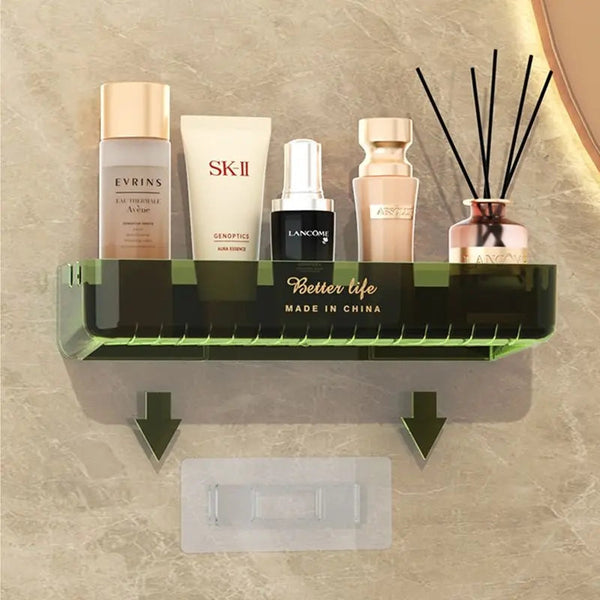 WALL MOUNTED TRANSPARENT SHELF