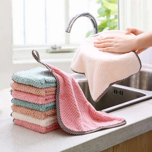 PACK OF 4 MICROFIBER KITCHEN DISH CLOTH