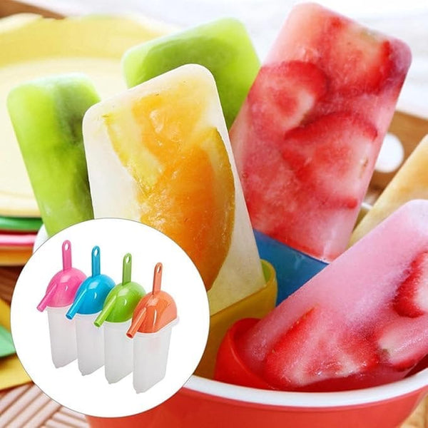 ICE LOLLY MAKER WITH STRAW