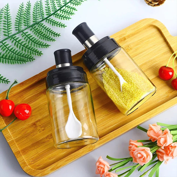 GLASS SEASONING BOTTLE