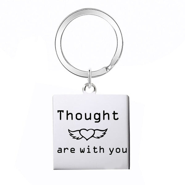 Metal Quote Key Chain for girls Boys Great gift for Anyone key chain for girls bag stylish