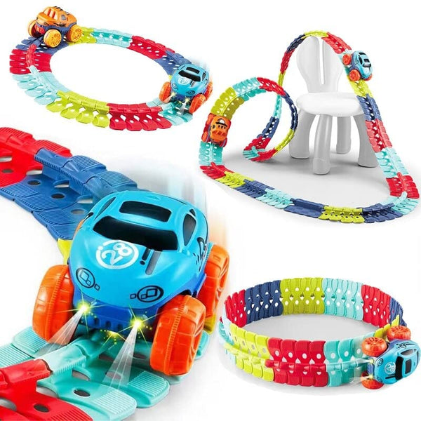 ANTI-GRAVITY PUZZLE ROLLER COASTER TOY