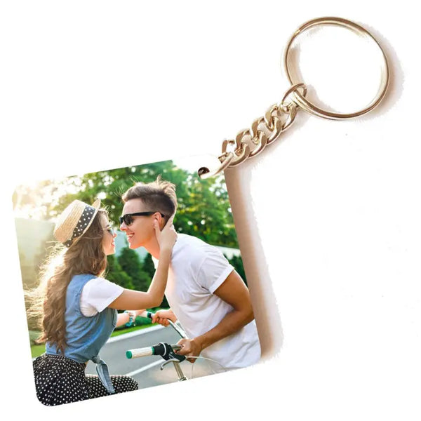 Customize Photo Keychain Different Print with Personalized Custom Photo Special Gift