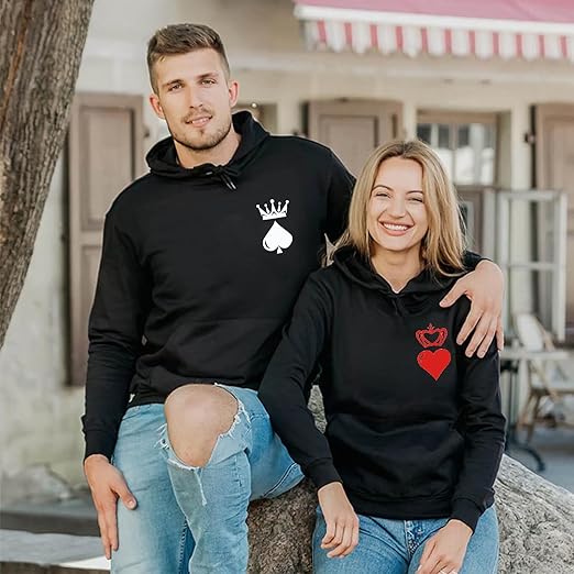 Premium Quality Couple King & Queen Hoodie