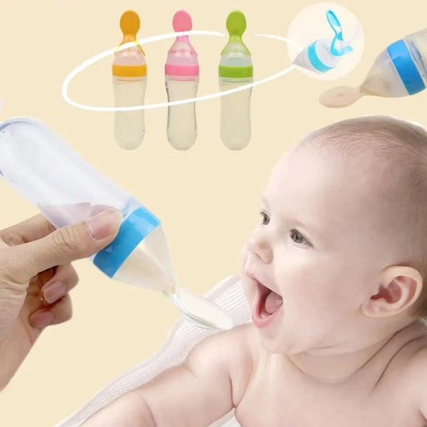 SILICONE BABY SPOON FEEDER