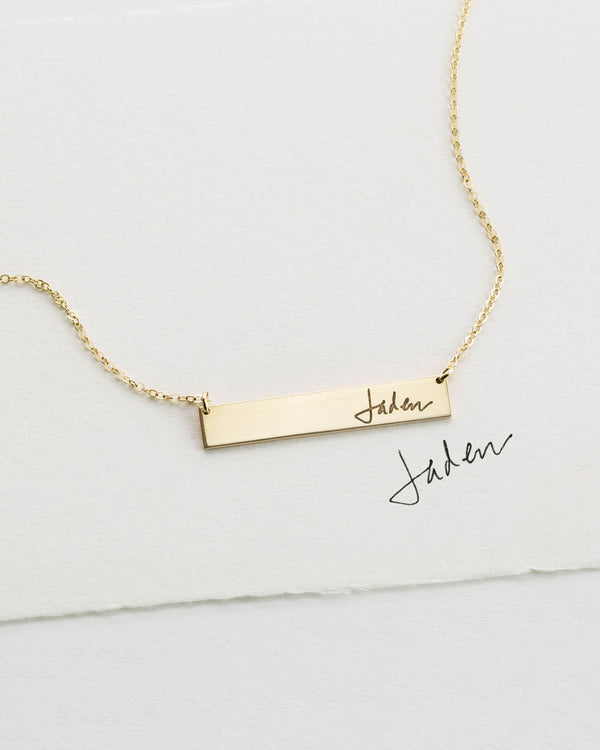 Handwriting Necklace