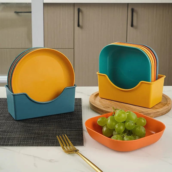 10 PIECES CREATIVE PLATE SET