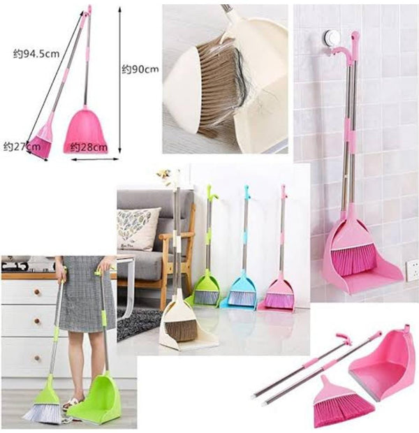 CLEANING BROOM WITH DUSTPAN