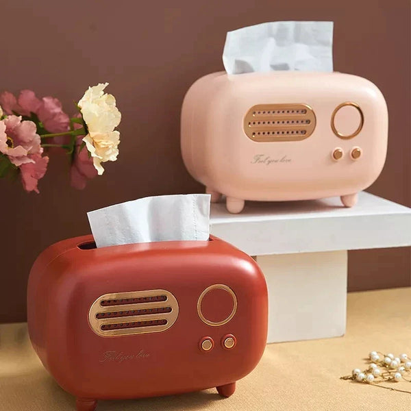 RADIO TISSUE BOX