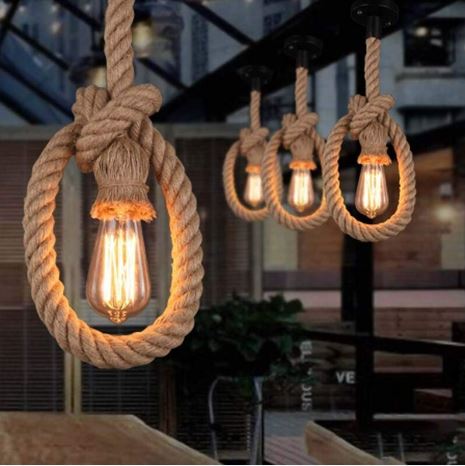 JUTE ROPE STRING DECOR LIGHT