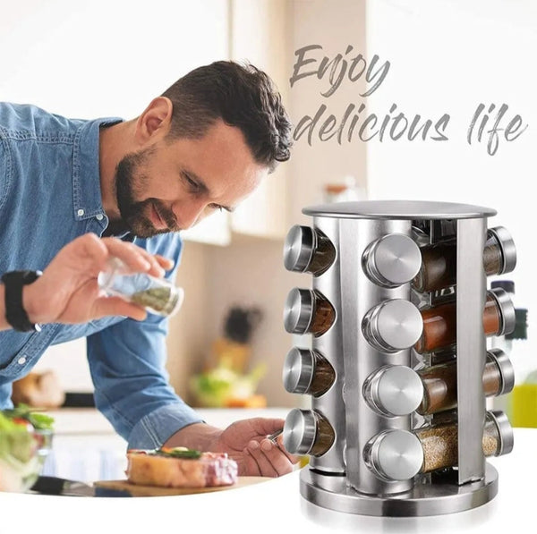 16IN1 REVOLVING SPICE RACK