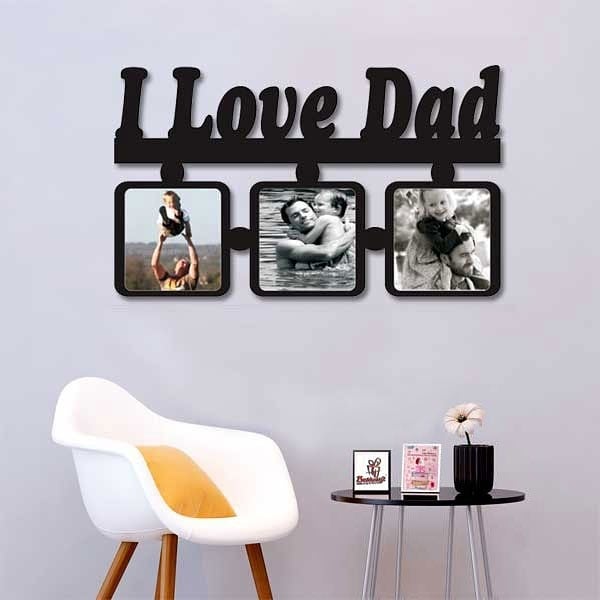 Customize Father day Frame Wooden material 15x12 size