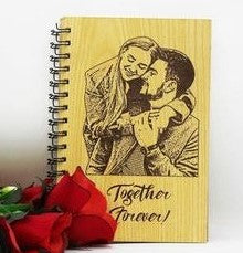 Customized Wooden Diary