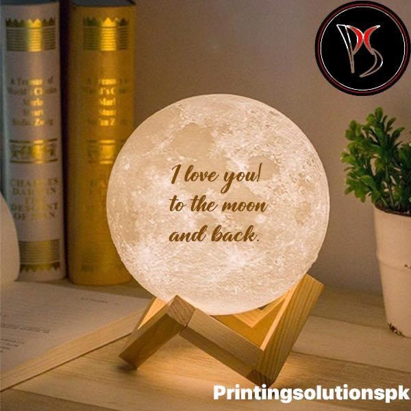 Customize 3D Moon Lamp