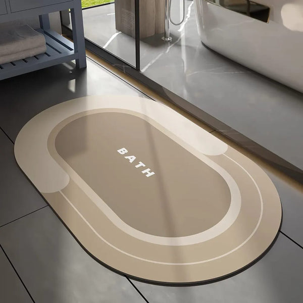 ABSORPTIVE NON-SLIP ROUND FLOOR MAT