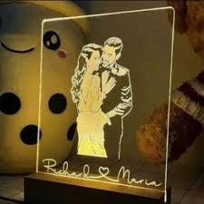 Customized Couple Led Name Lamp Table Top