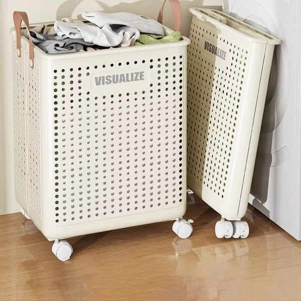 LUXORMOVE MOVEABLE FOLDING LAUNDRY BASKET